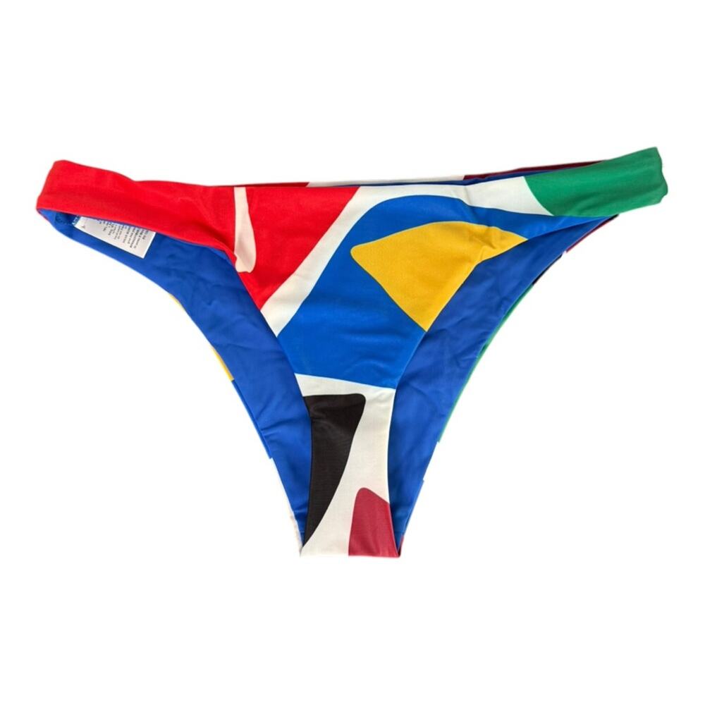 Mara Hoffman Multicolor Bikini Bottom‎ (Kay) Size L NWT